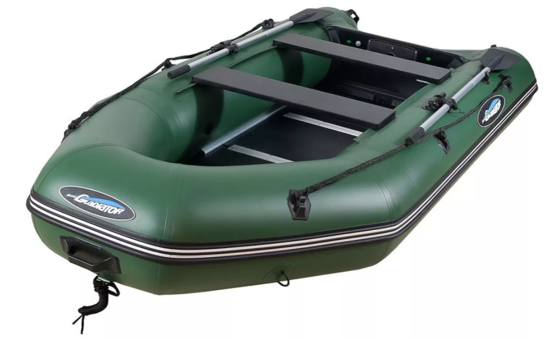 МОТОРНО-ГРЕБНАЯ ЛОДКА ПВХ GLADIATOR А 340 ТК С ФАНЕРНЫМ ПОЛОМ в Ставрополе