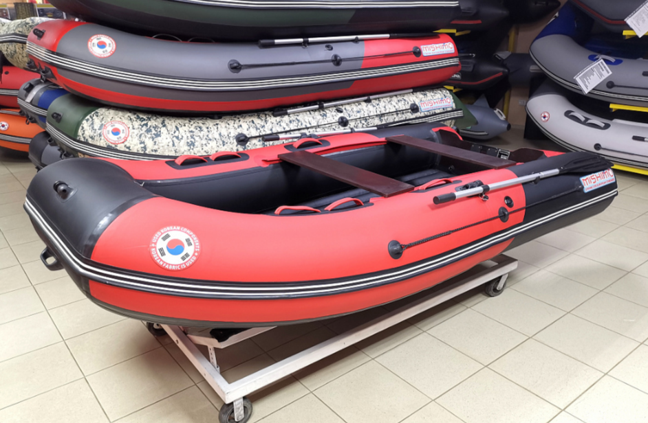 КОМПЛЕКТ Лодка MISHIMO PRO 350 + ЛОДОЧНЫЙ МОТОР MARLIN MP 9.9 (20) AMHS PRO в Ставрополе