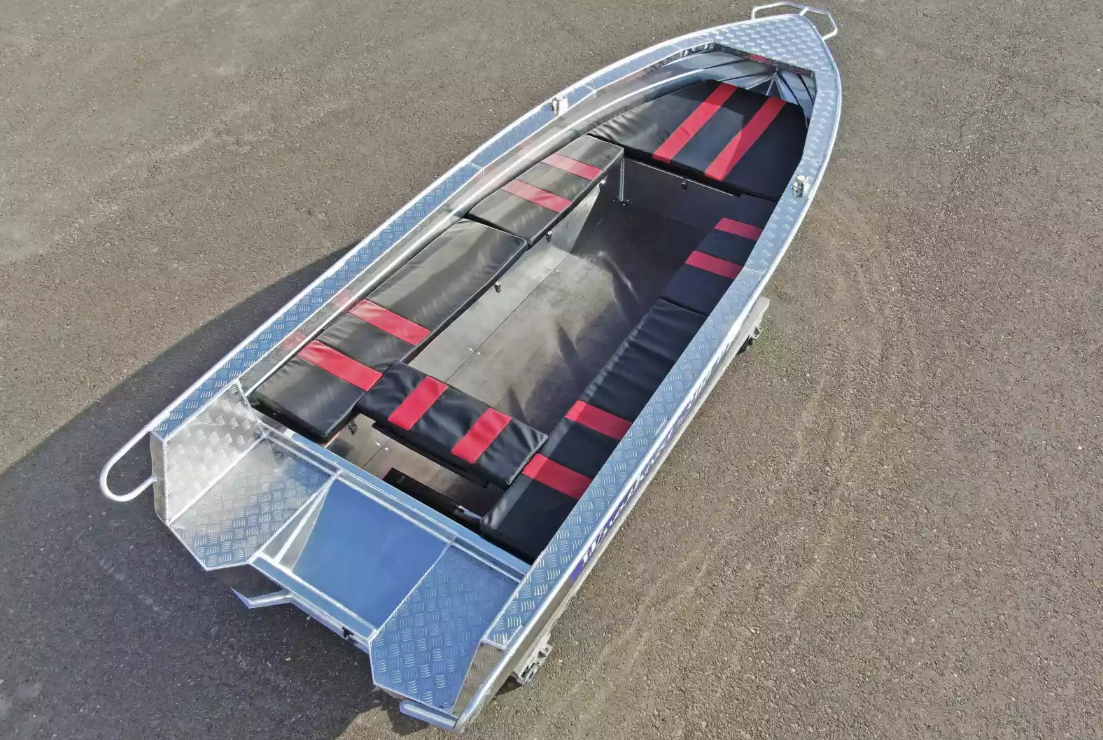 Алюминиевая лодка Wyatboat-390РМ увеличенный борт в Ставрополе