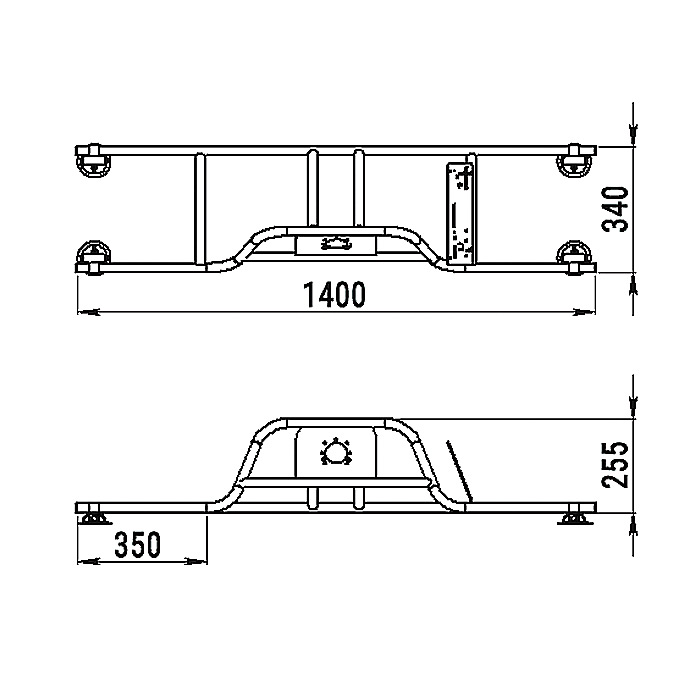 Стойка рулевая с бортовым креплением малая в Ставрополе