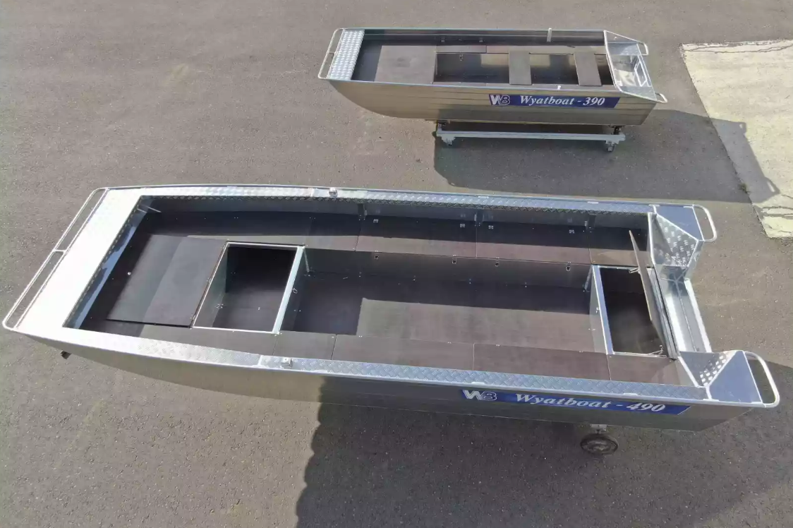 Алюминиевая лодка Wyatboat-490 Jonboat в Ставрополе