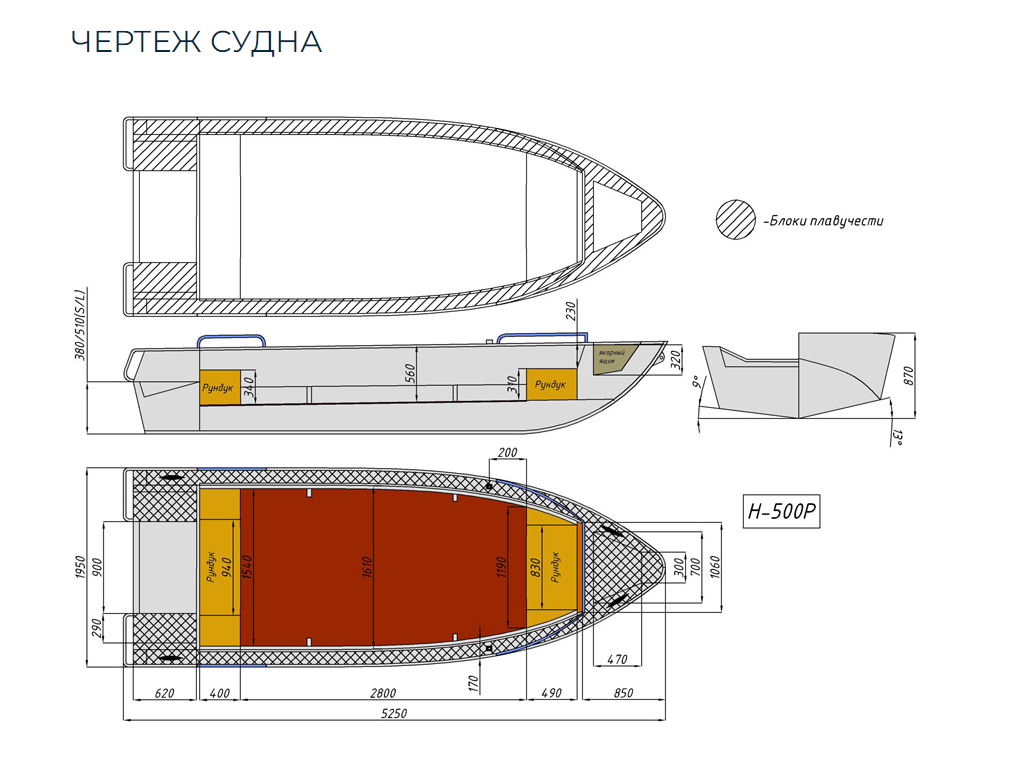 Алюминиевая лодка Неман-500 P в Ставрополе