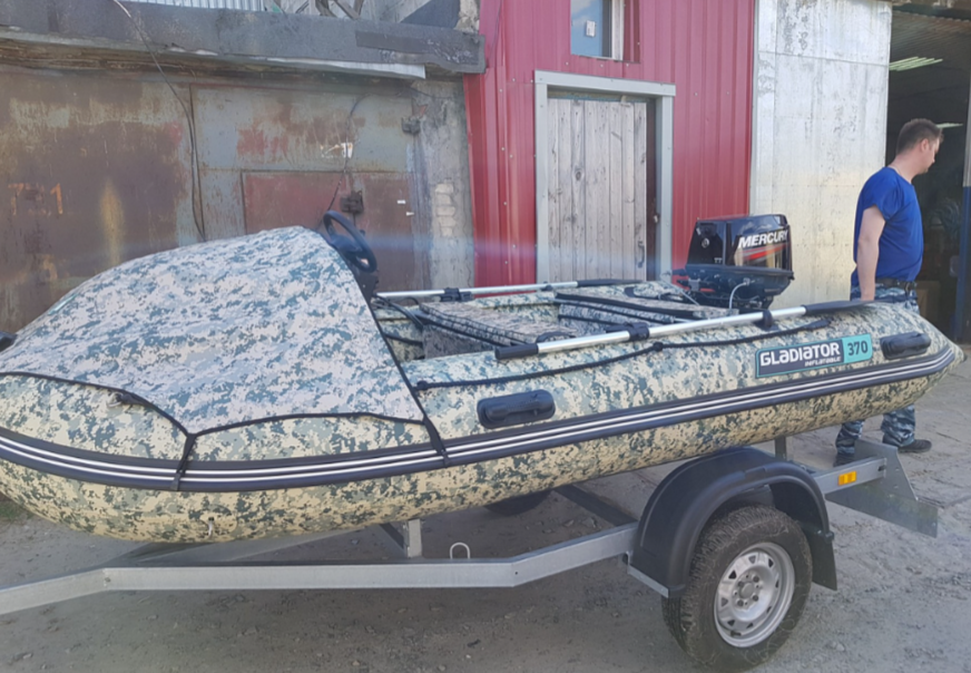 НАДУВНАЯ ЛОДКА GLADIATOR C370AL в Ставрополе