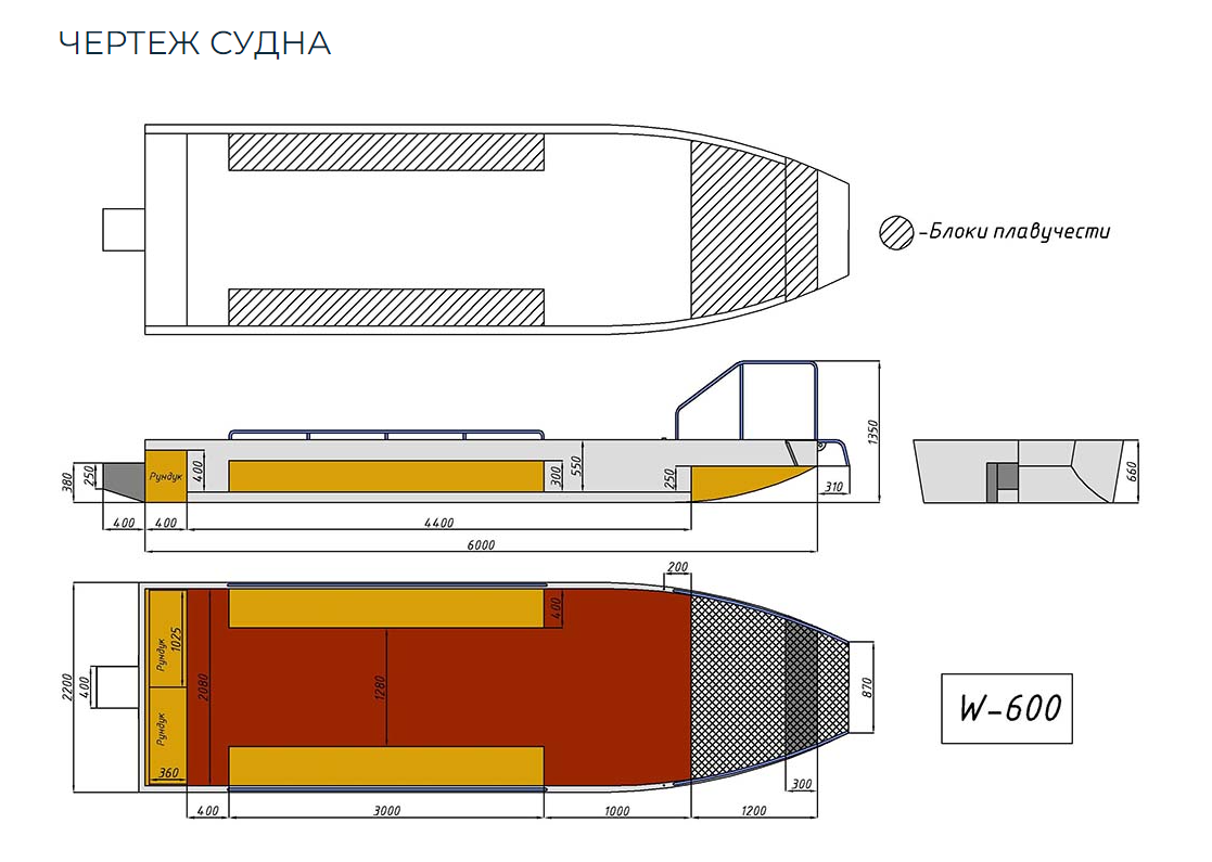 Алюминиевая лодка Wyatboat-600 в Ставрополе