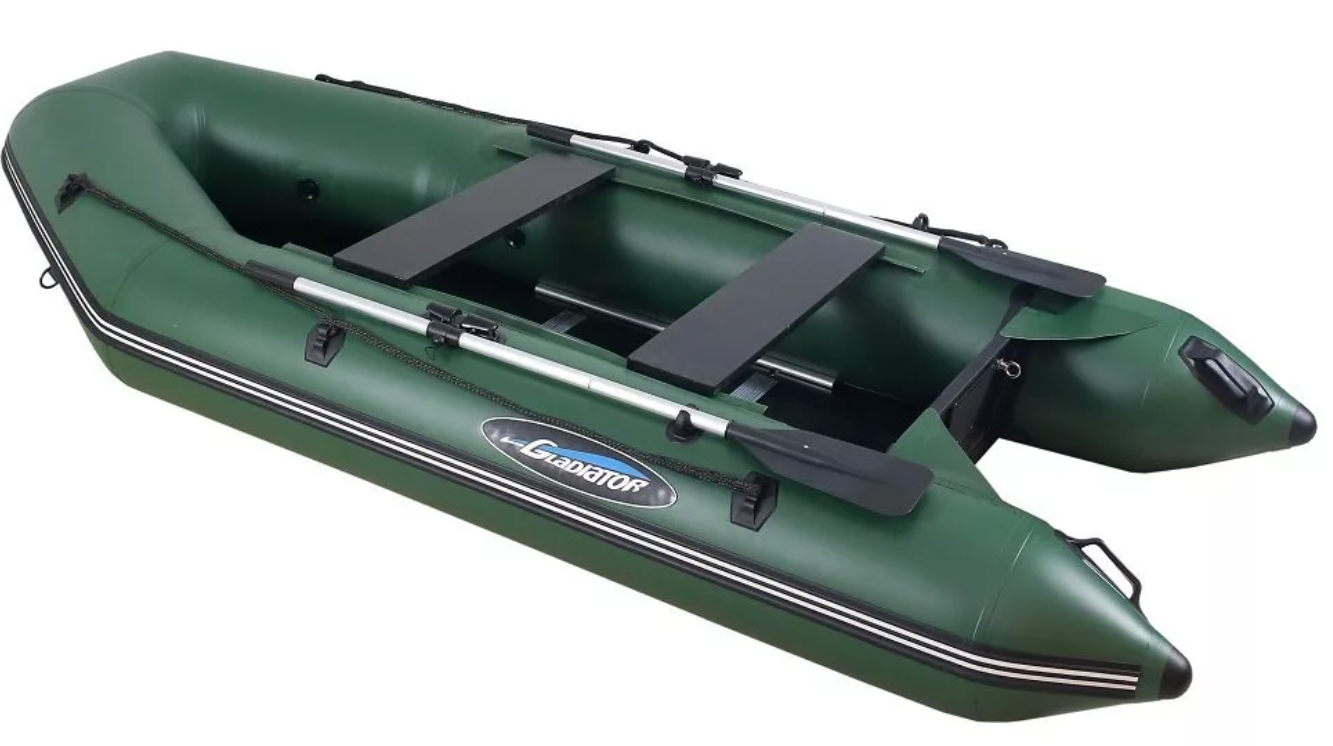 МОТОРНО-ГРЕБНАЯ ЛОДКА ПВХ GLADIATOR A 320 ТК С ФАНЕРНЫМ ПОЛОМ в Ставрополе