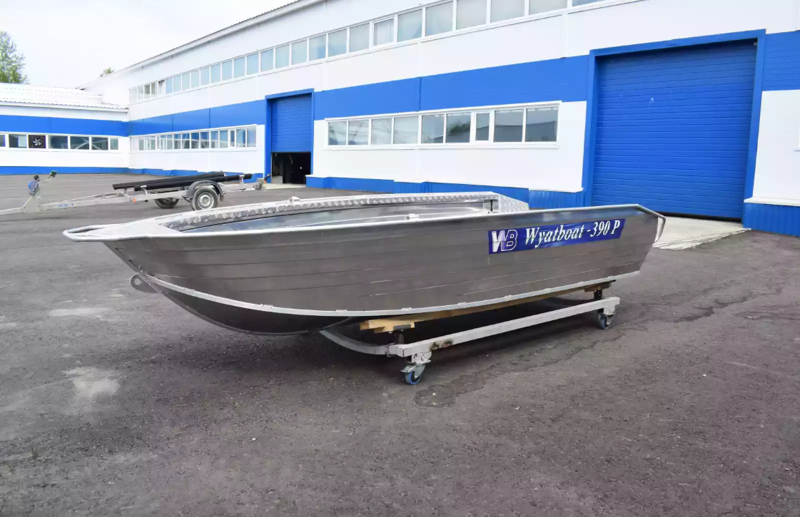 Алюминиевая лодка Wyatboat-390Р Увеличенный борт в Ставрополе