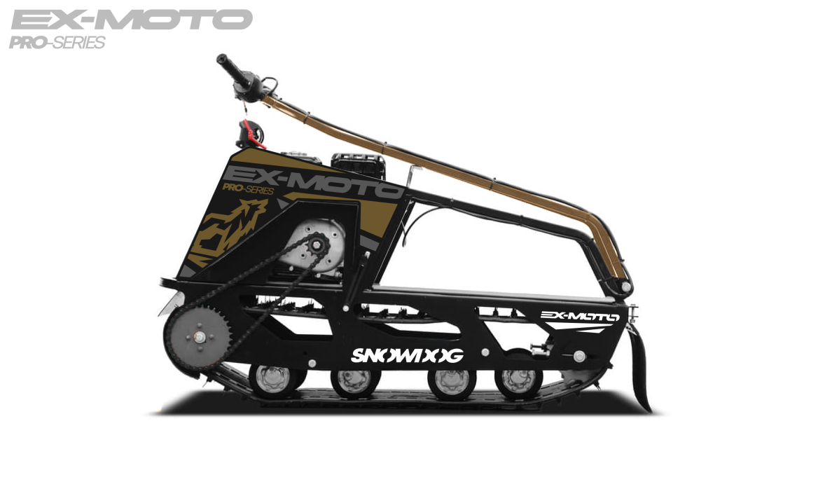 Мотобуксировщик EX-MOTO SNOWDOG S380 8л.с. в Ставрополе