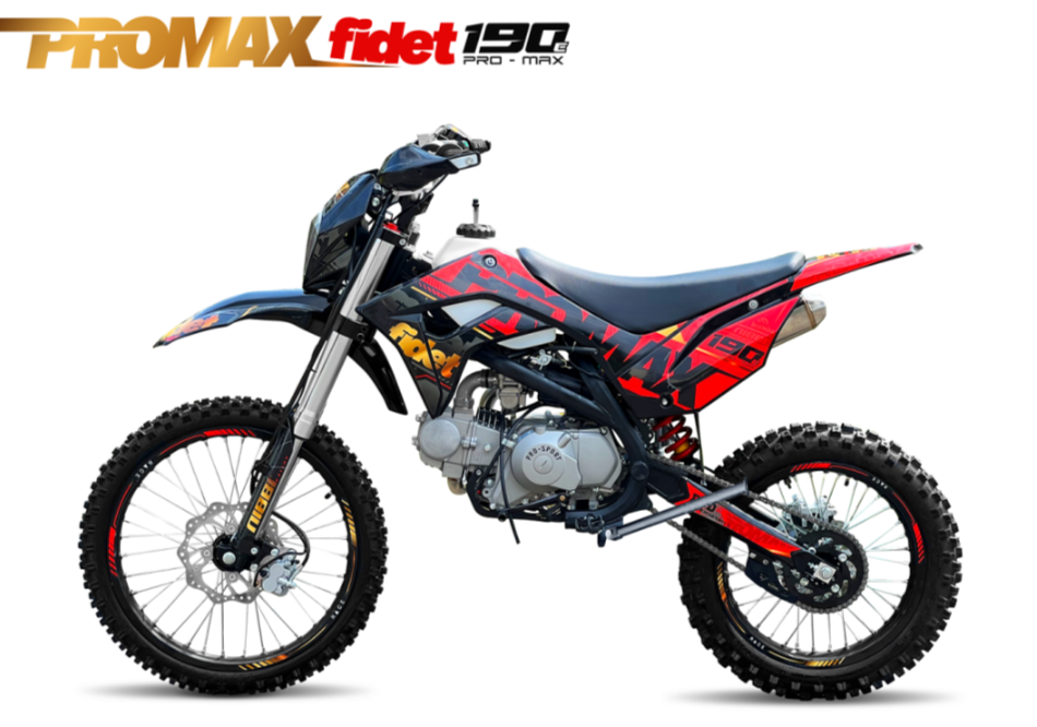 Мотоцикл (питбайк) PROMAX FIDET (ФАЙДЕТ) 190E MAX PRO LUX 19/16 в Ставрополе