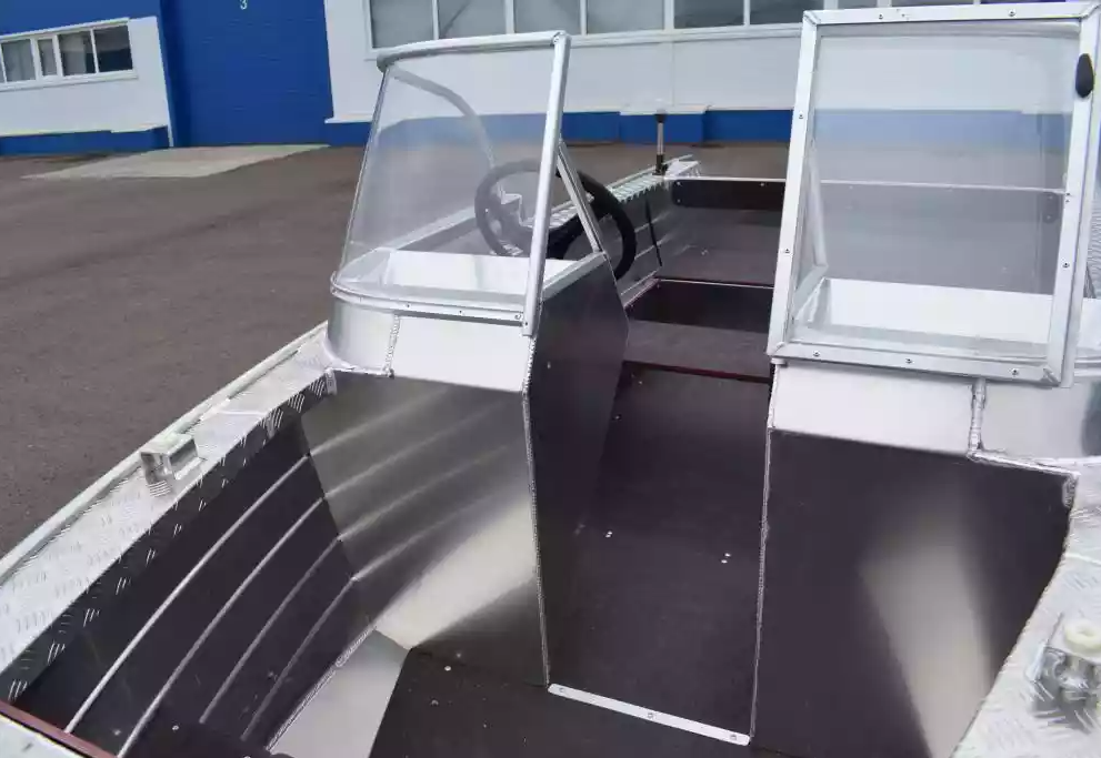 Алюминиевая лодка Wyatboat-390 DCM Увеличенный борт в Ставрополе