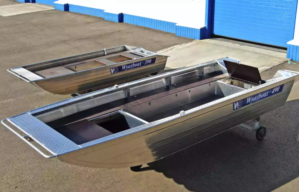 Алюминиевая лодка Wyatboat-490 Jonboat в Ставрополе