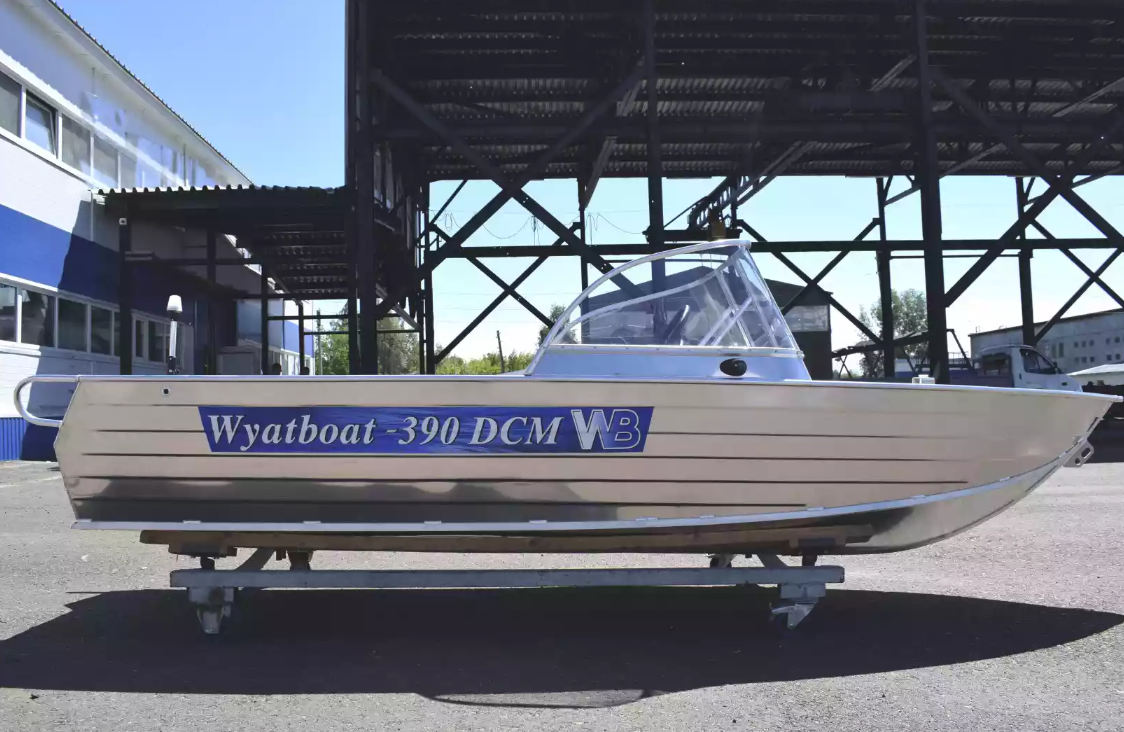 Алюминиевая лодка Wyatboat-390 DCM в Ставрополе