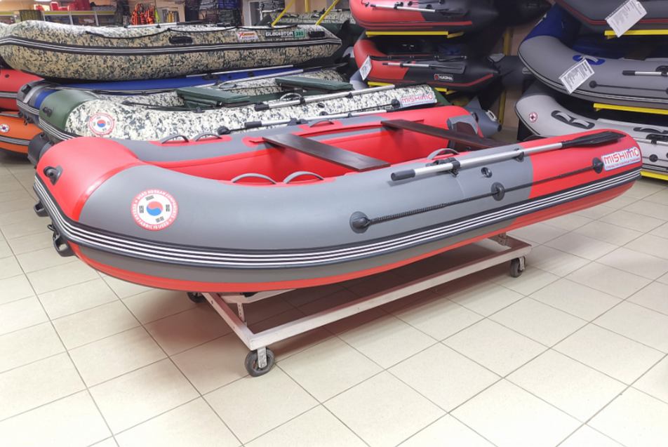 КОМПЛЕКТ Лодка MISHIMO PRO 350 + ЛОДОЧНЫЙ МОТОР MARLIN MP 9.9 (20) AMHS PRO в Ставрополе