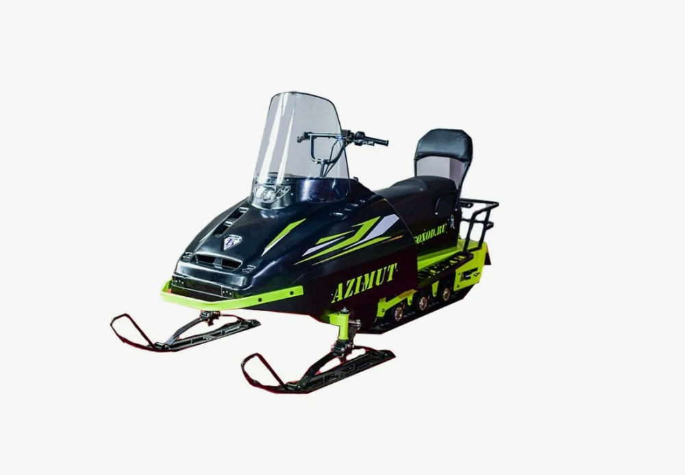 Миниснегоход Бурлак Азимут 20 л.с. , эл.запуск, реверс, тормоз гидравл, капот черный в Ставрополе