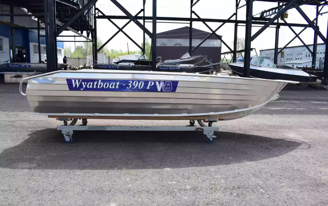 Алюминиевая лодка Wyatboat-390Р Увеличенный борт в Ставрополе