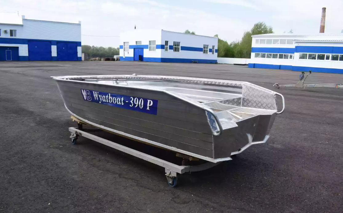 Алюминиевая лодка Wyatboat-390Р Увеличенный борт в Ставрополе