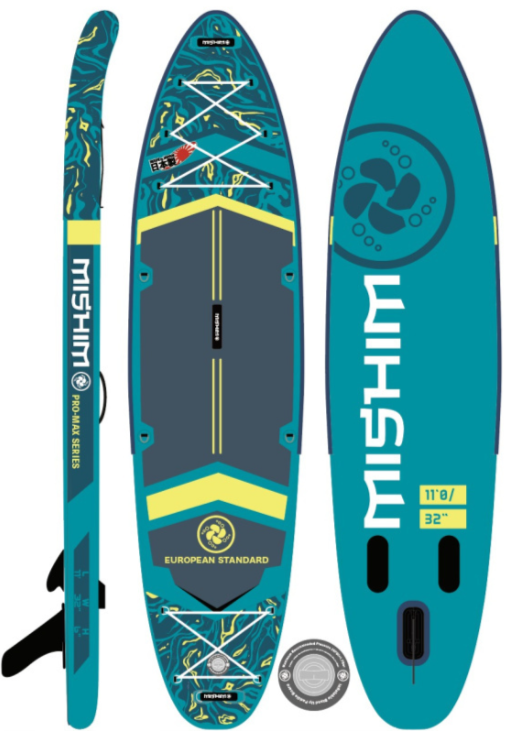 SUP (САП) Доска MISHIMO PRO-MAX Light Teal 11’ (335см) в Ставрополе