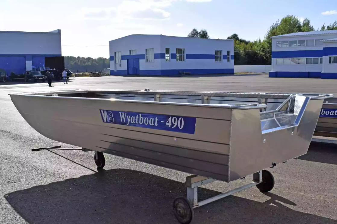 Алюминиевая лодка Wyatboat-490 Jonboat в Ставрополе
