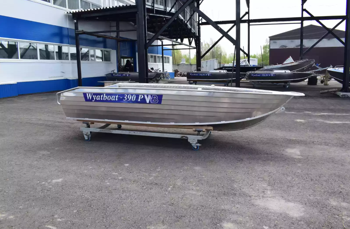Алюминиевая лодка Wyatboat-390Р Увеличенный борт в Ставрополе
