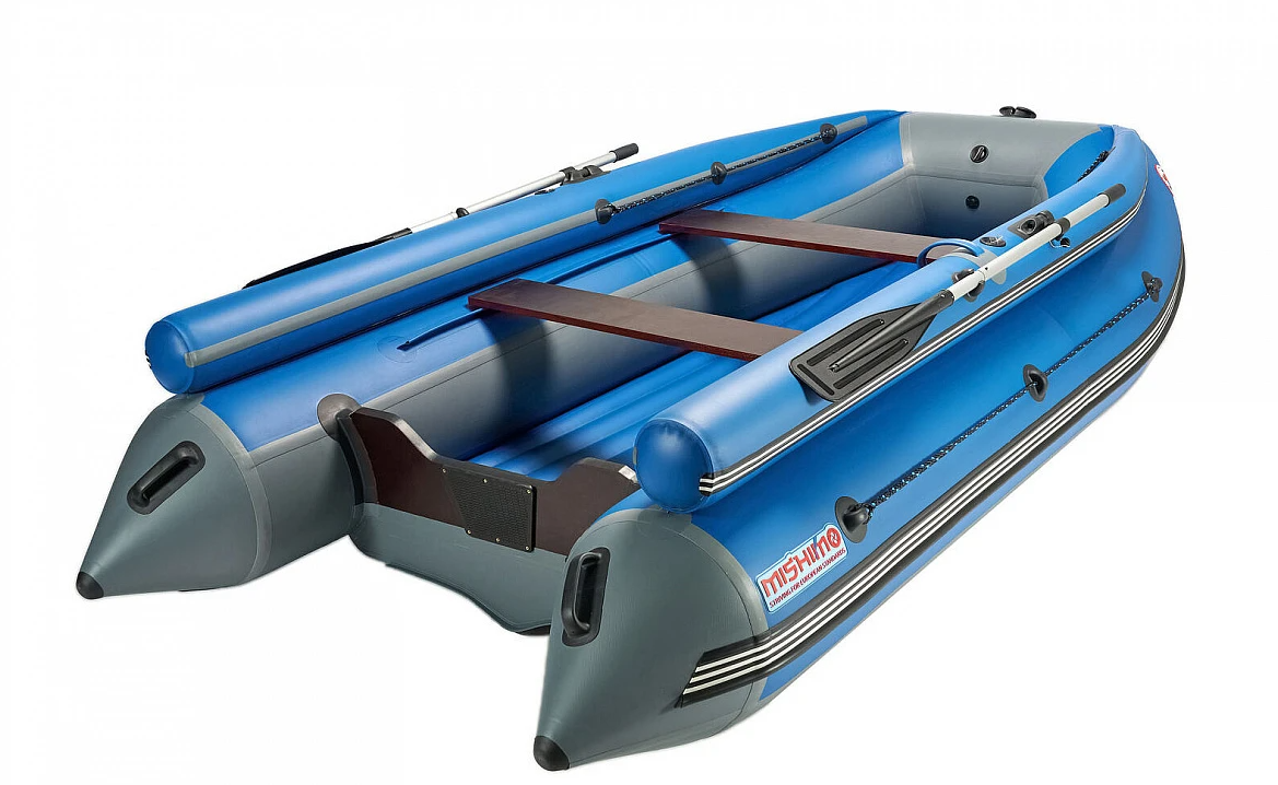 КОМПЛЕКТ ЛОДКА MISHIMO FAMILY LITE 390 + МОТОР 9,9 (15) Л.С. в Ставрополе