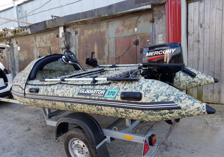 НАДУВНАЯ ЛОДКА GLADIATOR C370AL в Ставрополе