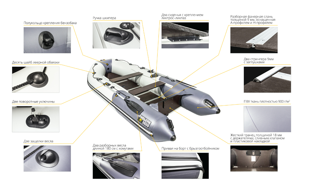 Лодка Ривьера Компакт 3600 СК в Ставрополе