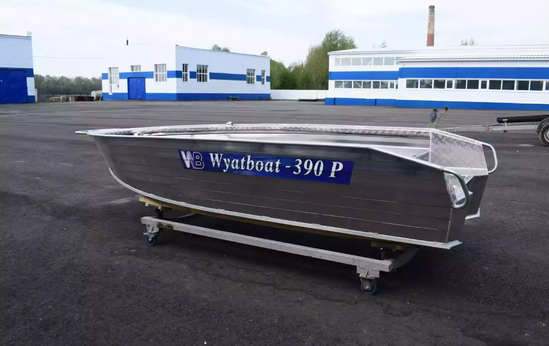 Алюминиевая лодка Wyatboat-390Р Увеличенный борт в Ставрополе