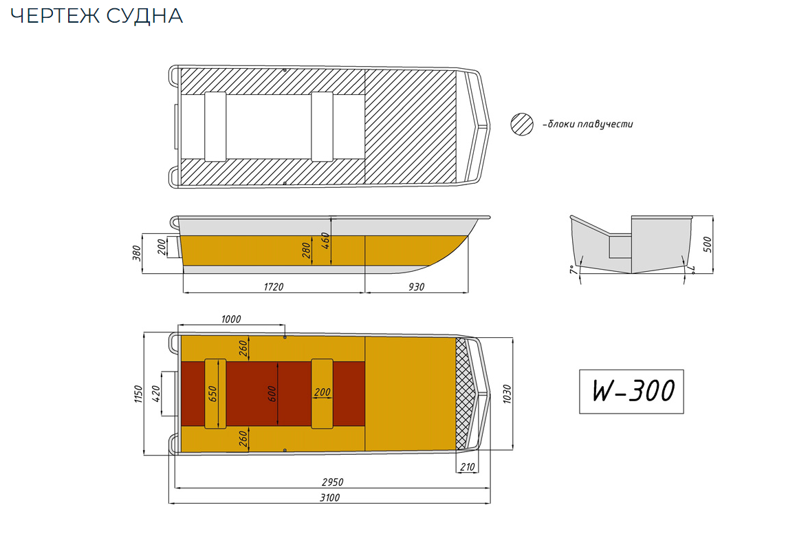 Алюминиевая лодка Wyatboat-300 в Ставрополе