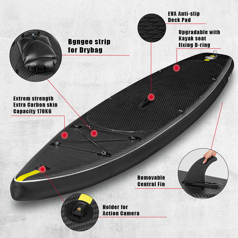 SUP (САП) ДОСКА MISHIMO CARBON DARKSIDE 11’ (335СМ) в Ставрополе