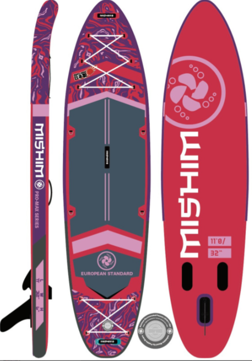 SUP (САП) Доска MISHIMO PRO-MAX Viva Magenta 10.6’ (320см) в Ставрополе