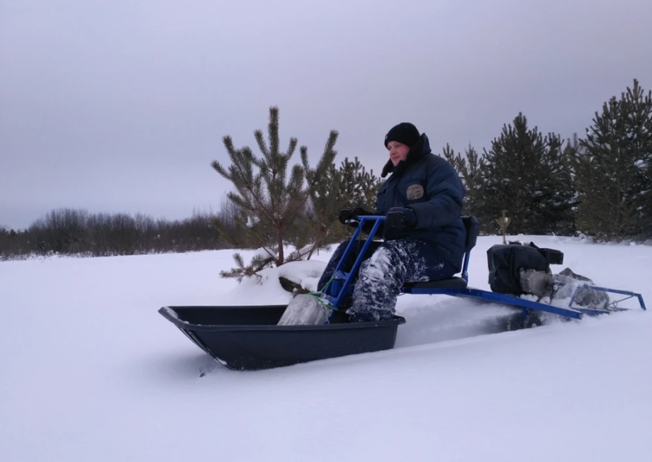 Мотобуксировщик толкач Альбатрос-XL8 с модулем. С фарой, склизы в Ставрополе