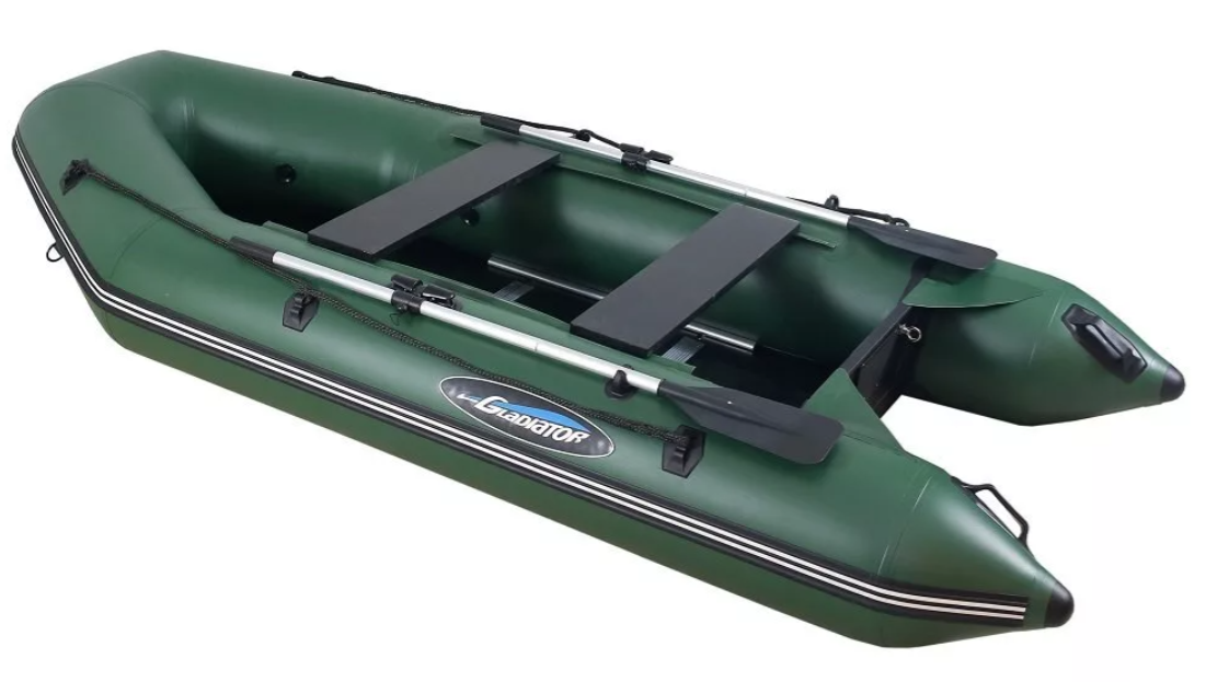 МОТОРНО-ГРЕБНАЯ ЛОДКА ПВХ GLADIATOR А 340 ТК С ФАНЕРНЫМ ПОЛОМ в Ставрополе