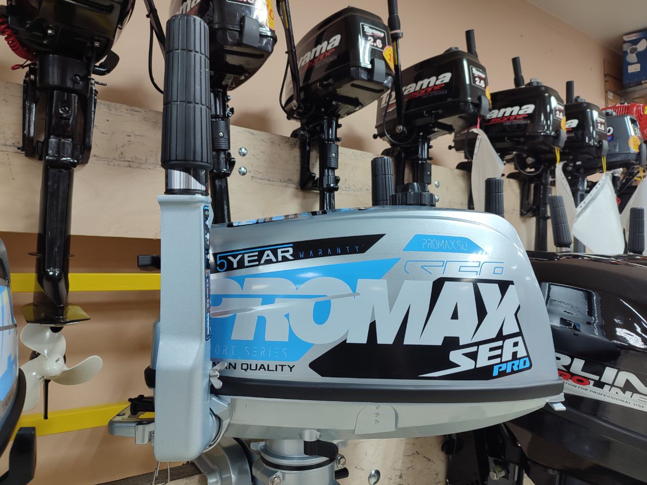 Лодочный мотор PROMAX SP5FHS (внешний бак 12 л) в Ставрополе