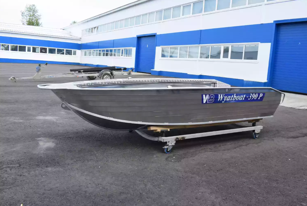 Алюминиевая лодка Wyatboat-390Р Увеличенный борт в Ставрополе