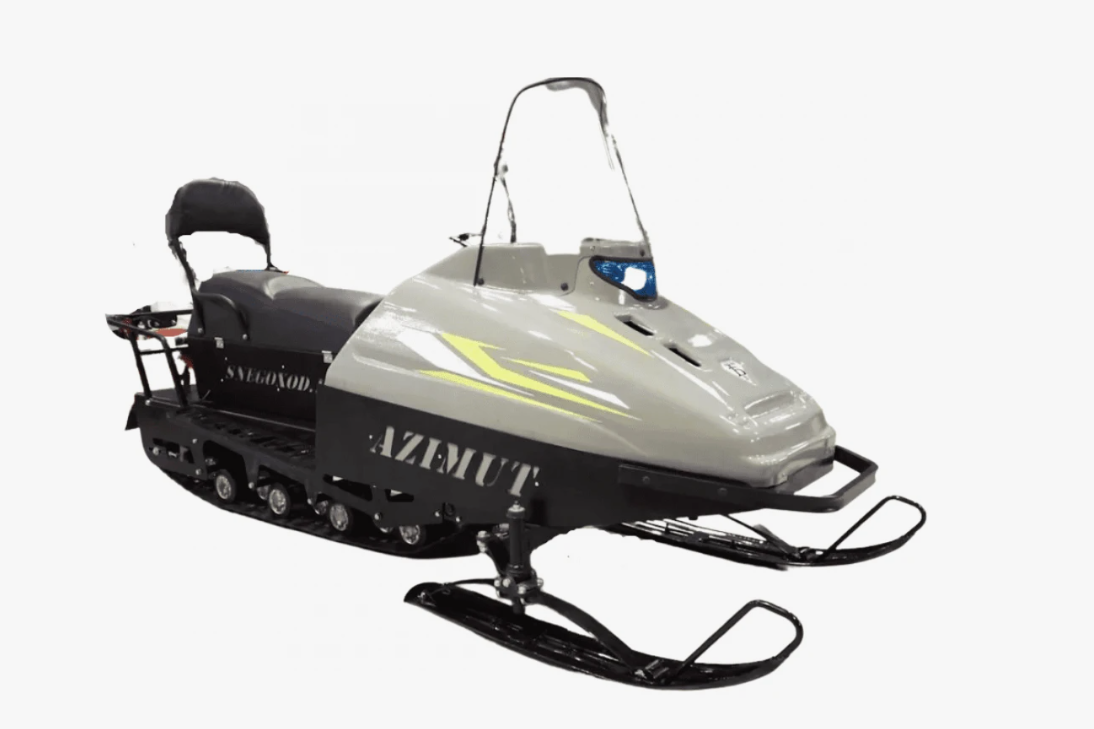 Миниснегоход Бурлак Азимут 20 л.с. , эл.запуск, реверс, тормоз гидравл, капот серый в Ставрополе