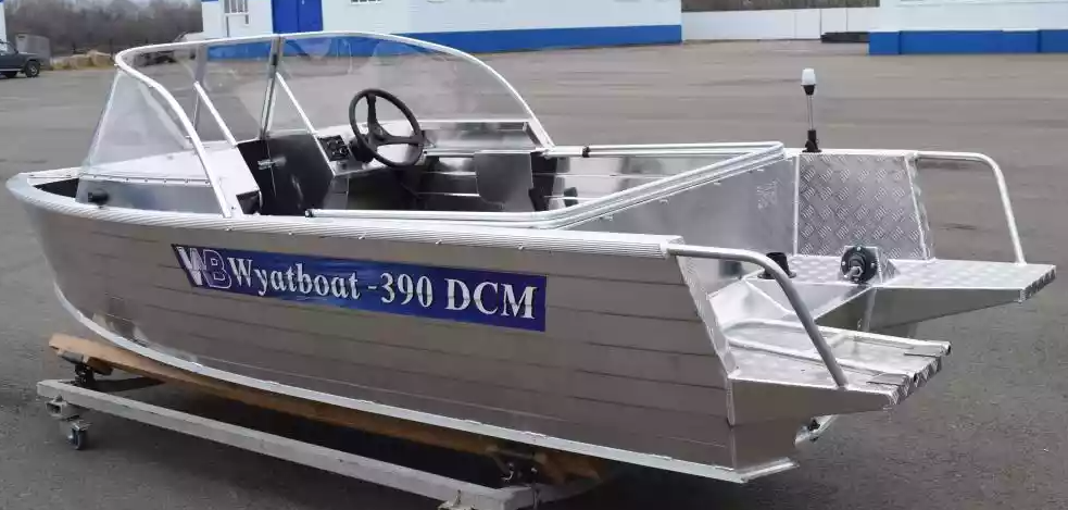 Алюминиевая лодка Wyatboat-390 DCM Увеличенный борт в Ставрополе