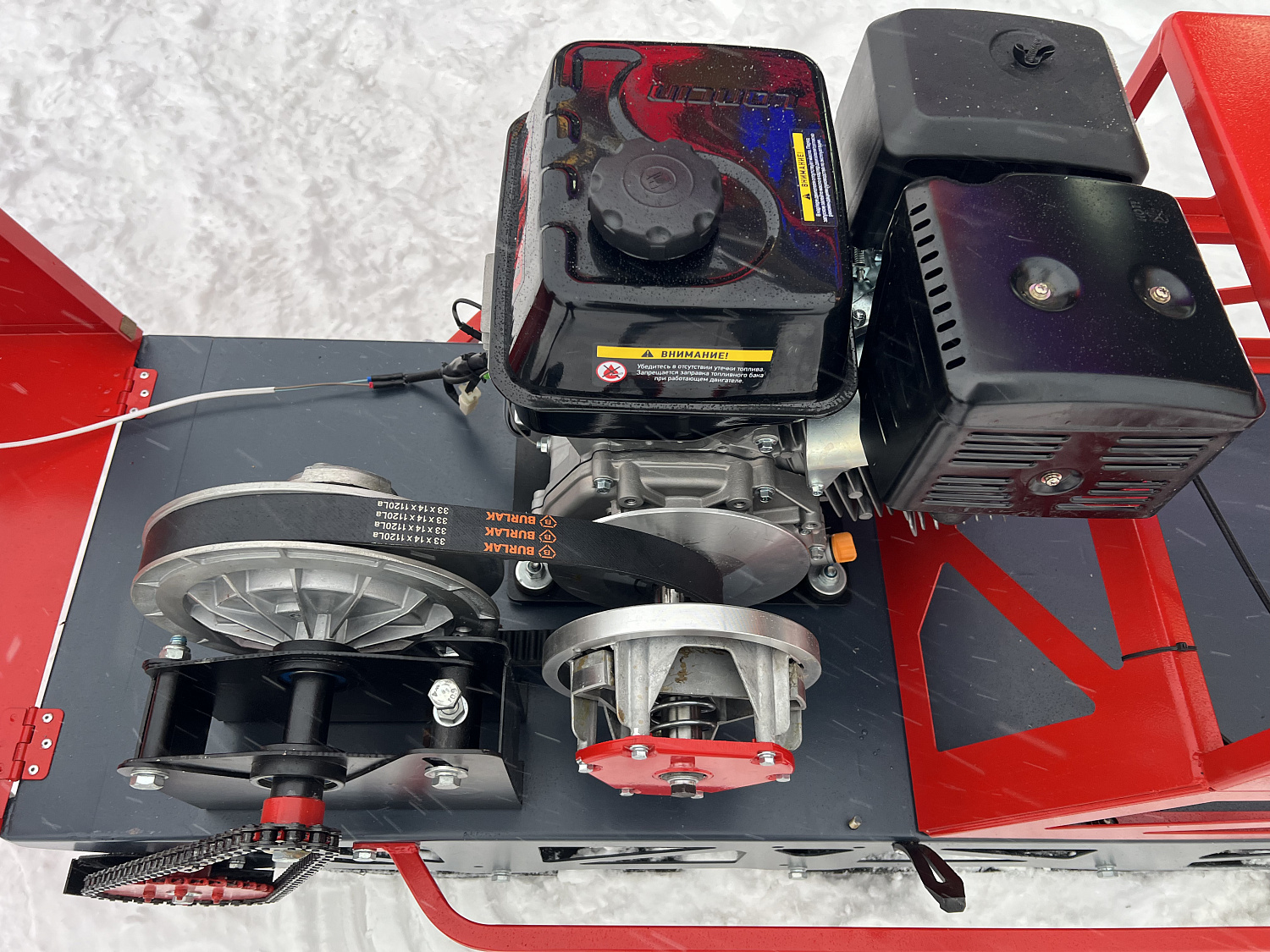 Мотобуксировщик EX-MOTO SNOWDOG S500 15л.с в Ставрополе