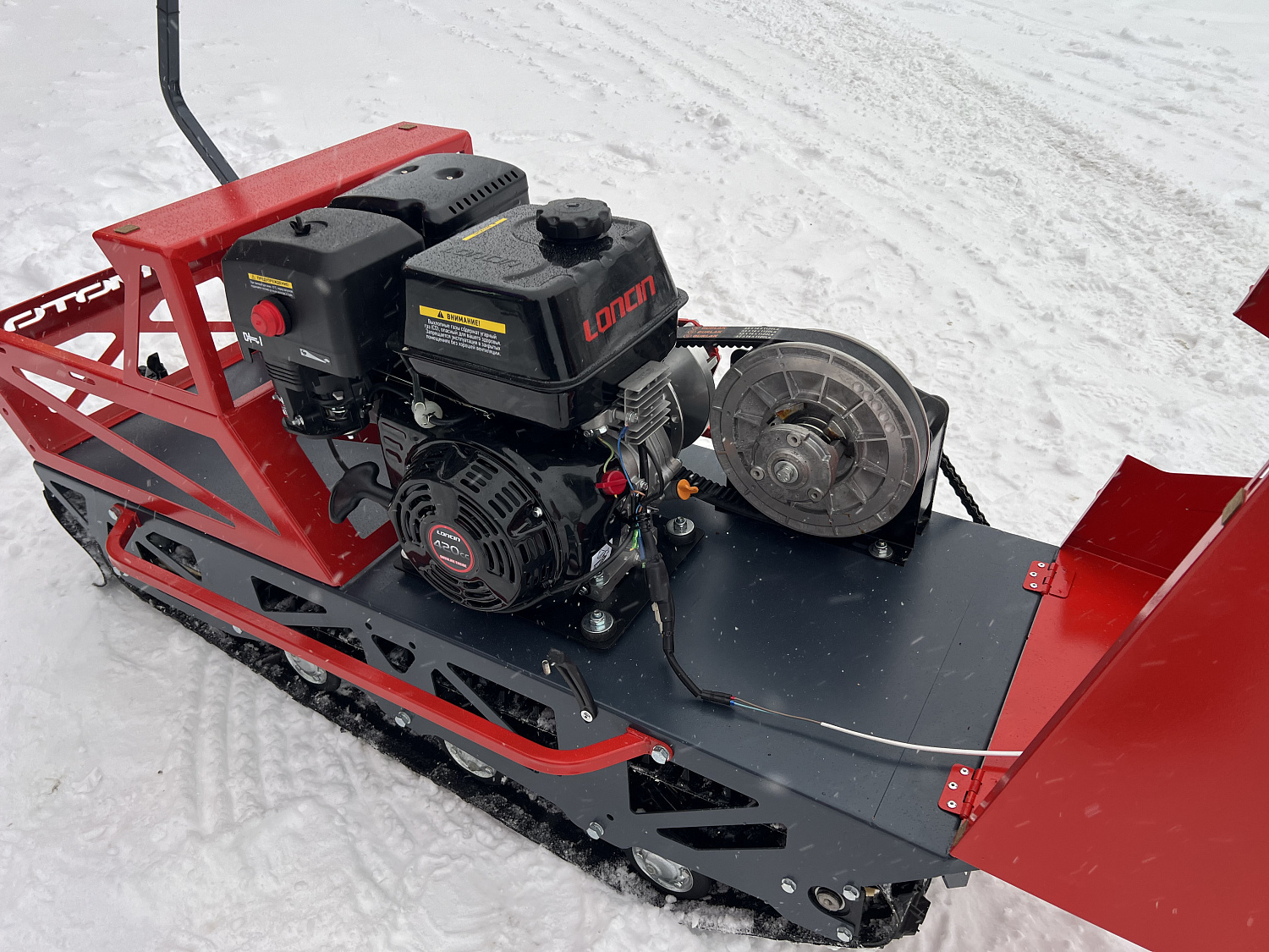 Мотобуксировщик EX-MOTO SNOWDOG S500 15л.с в Ставрополе