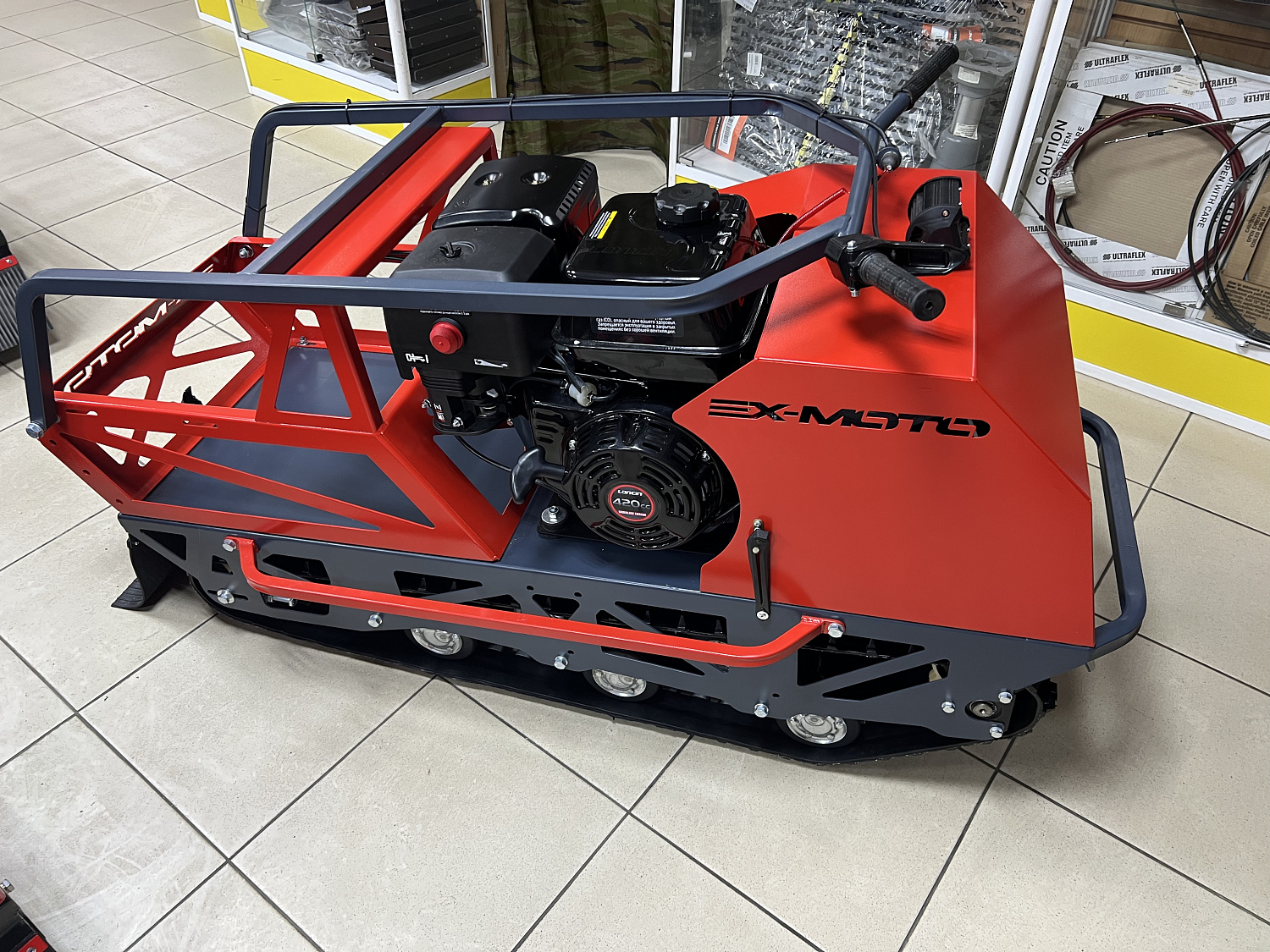 Мотобуксировщик EX-MOTO SNOWDOG S500 15л.с в Ставрополе