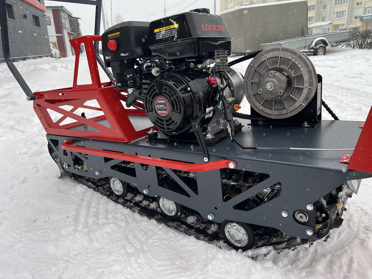 Мотобуксировщик EX-MOTO SNOWDOG S500 15л.с в Ставрополе