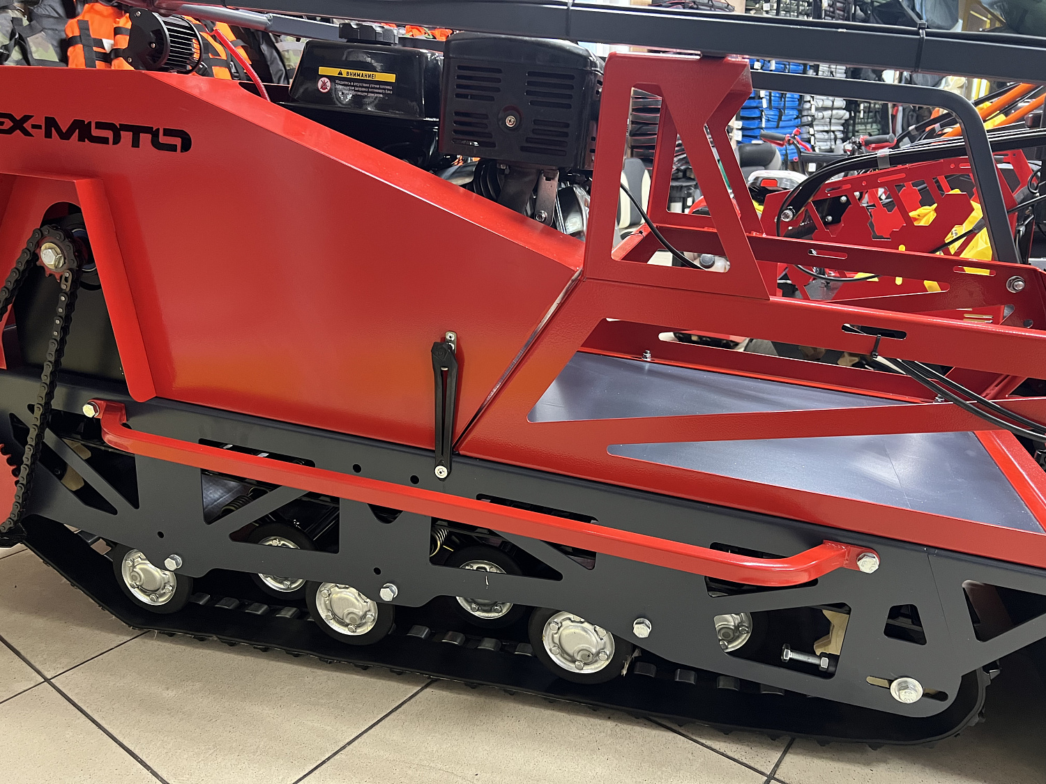 Мотобуксировщик EX-MOTO SNOWDOG S500 15л.с в Ставрополе