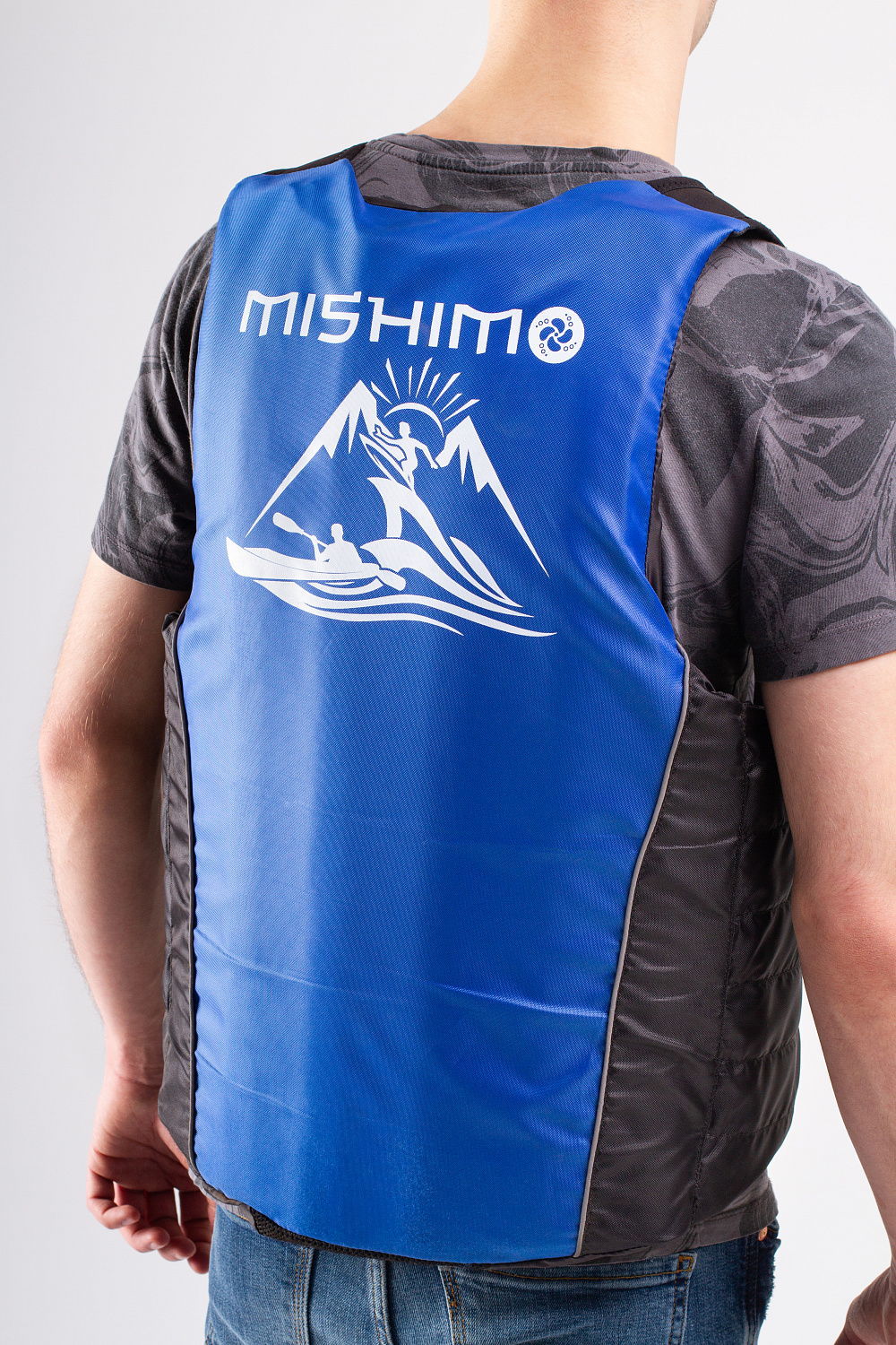 Жилет спасательный MISHIMO PRO Премиум качества Черно-синий в Ставрополе