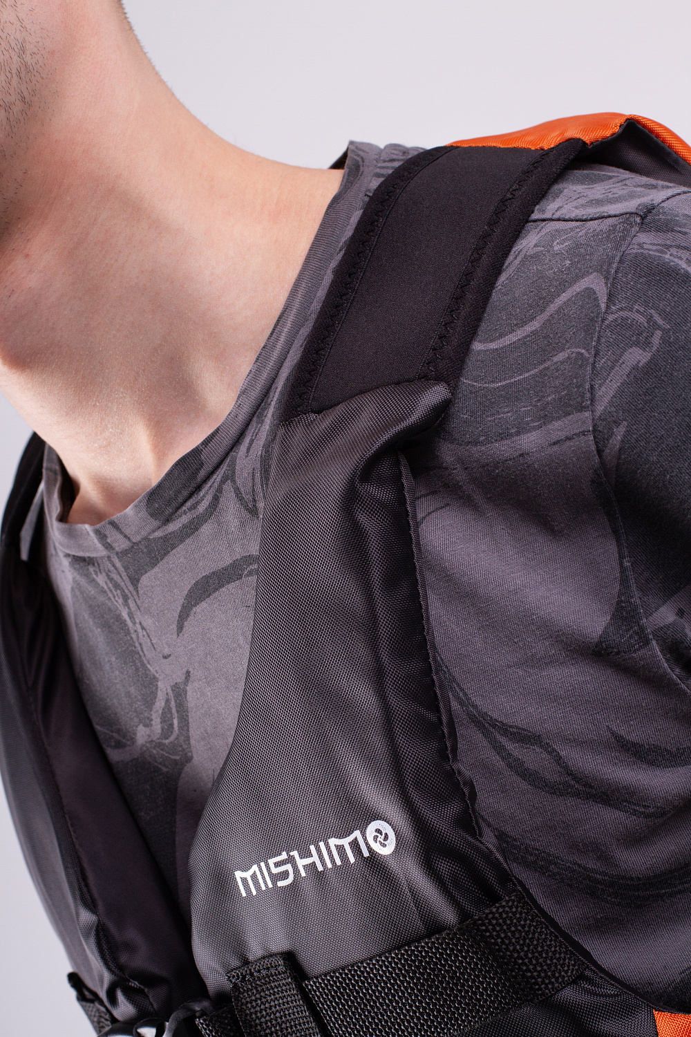 Жилет спасательный MISHIMO PRO Премиум качества Черно-оранжевый в Ставрополе