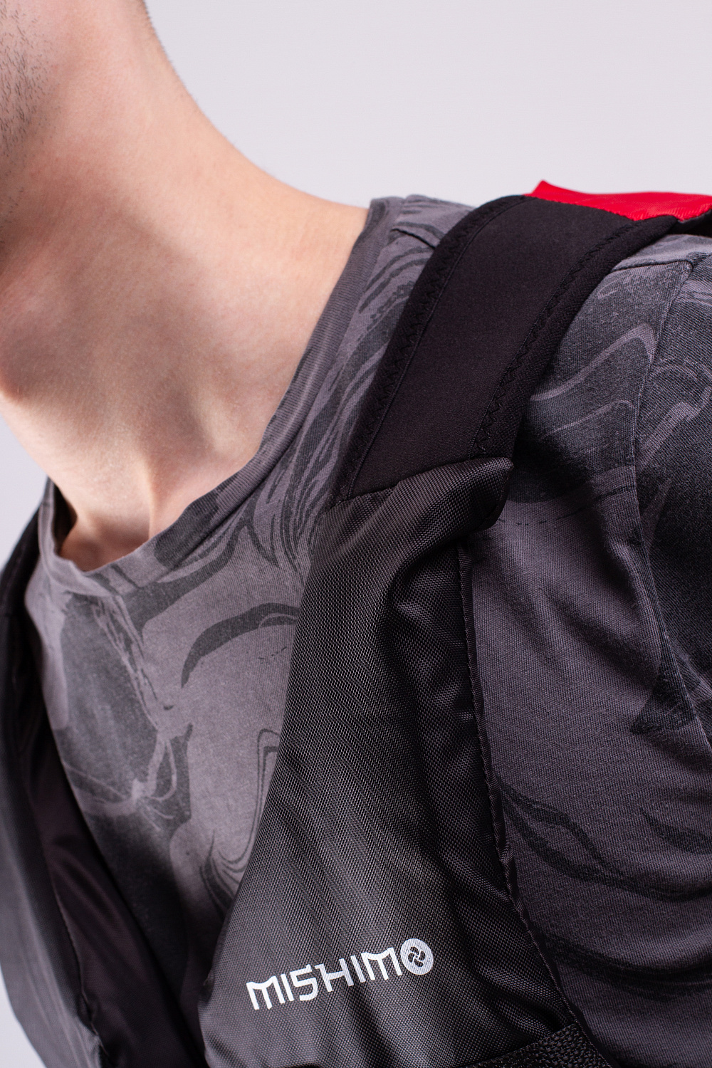 Жилет спасательный MISHIMO PRO Премиум качества Черно-красный в Ставрополе